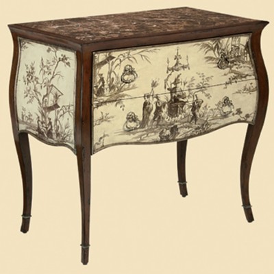 Фото Тумба прикроватная - стиль Transitional - Для спальни - Купить в Интернет-магазине