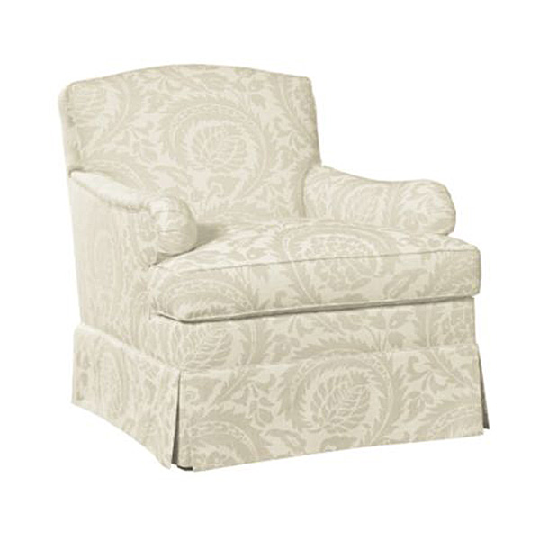 Фото Кресло обитое - стиль Mariette Gomez - Для гостиной - удобное кресло производства США - Hickory Chair - Mariette Gomez - Купить в Интернет-магазине