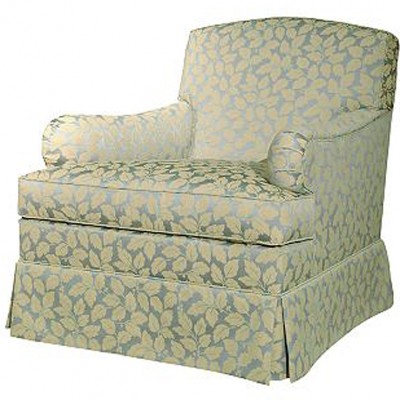 Фото Кресло обитое - стиль Mariette Gomez - Для гостиной - удобное кресло производства США - Hickory Chair - Mariette Gomez - Купить в Интернет-магазине