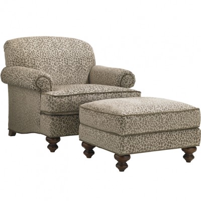 Фото Кресло обитое - стиль Прованс - Для гостиной - удобное кресло производства США - Lexington - Coventry Hills - Купить в Интернет-магазине