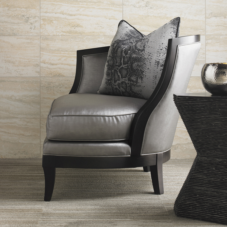 Фото Кресло на деревянной раме - стиль Современная классика - Для гостиной - Купить в Интернет-магазине