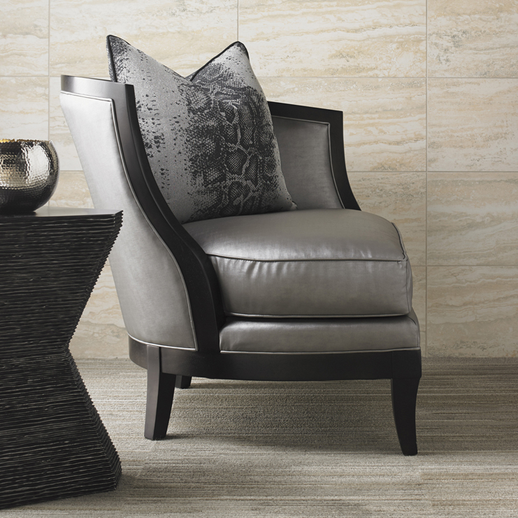 Фото Кресло на деревянной раме - стиль Современная классика - Для гостиной - Купить в Интернет-магазине