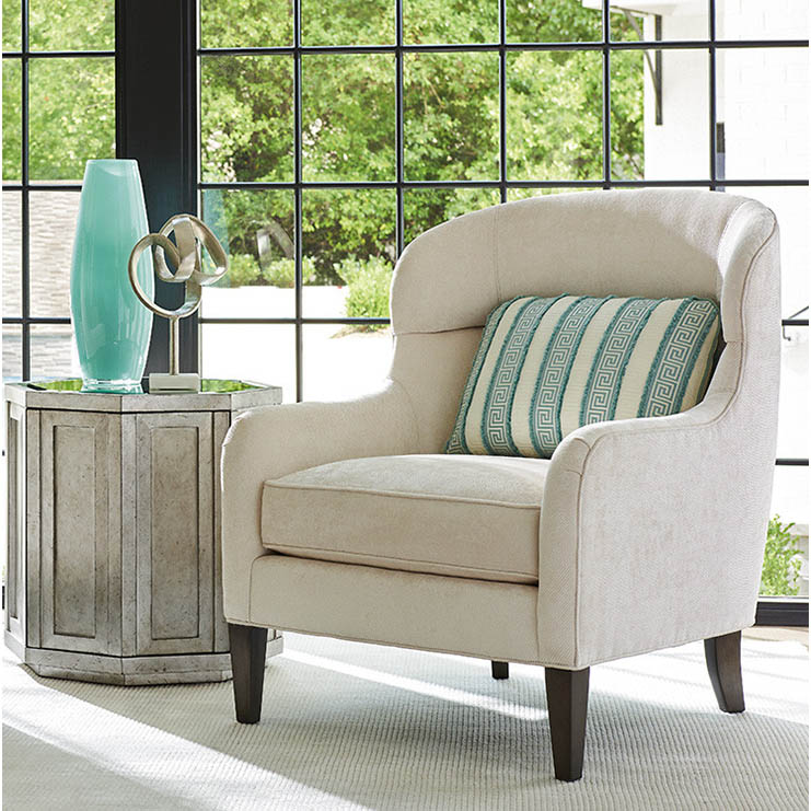 Фото Кресло обитое - стиль Ар-деко - Для гостиной - удобное кресло производства США - Lexington - Ariana - Купить в Интернет-магазине