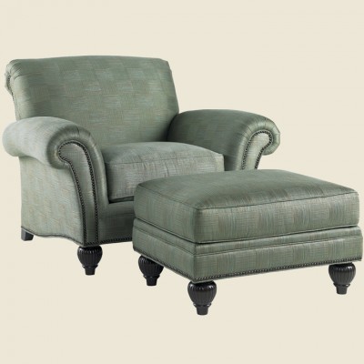 Фото Кресло обитое - стиль Колониальный - Для гостиной - удобное кресло производства США - Lexington - Royal Kahala - Купить в Интернет-магазине