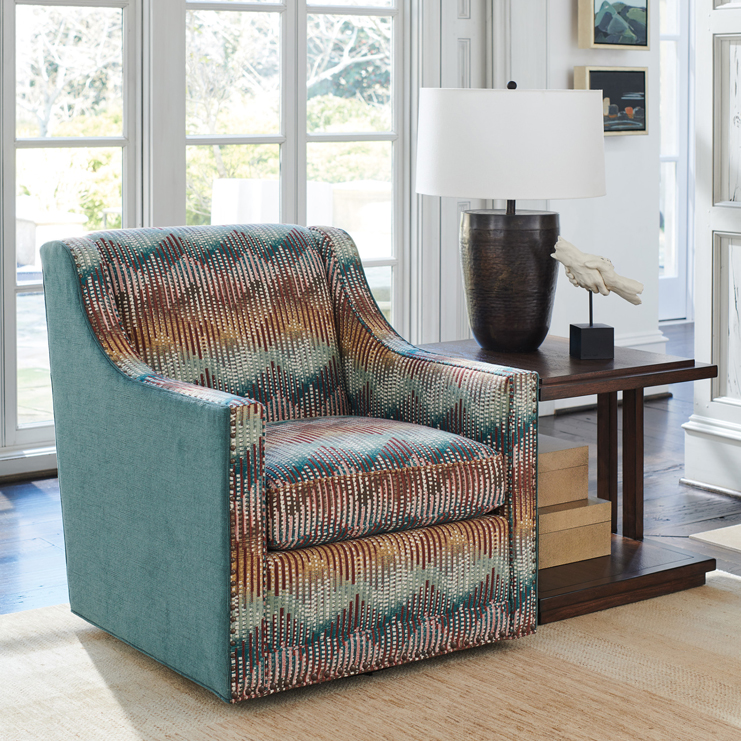 Фото Кресло обитое - стиль Современная классика - Для гостиной - удобное кресло производства США - Lexington - Silverado - Купить в Интернет-магазине