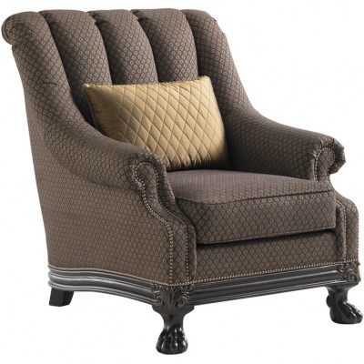 Фото Кресло обитое - стиль Колониальный - Для гостиной - удобное кресло производства США - Lexington - Florentino - Купить в Интернет-магазине