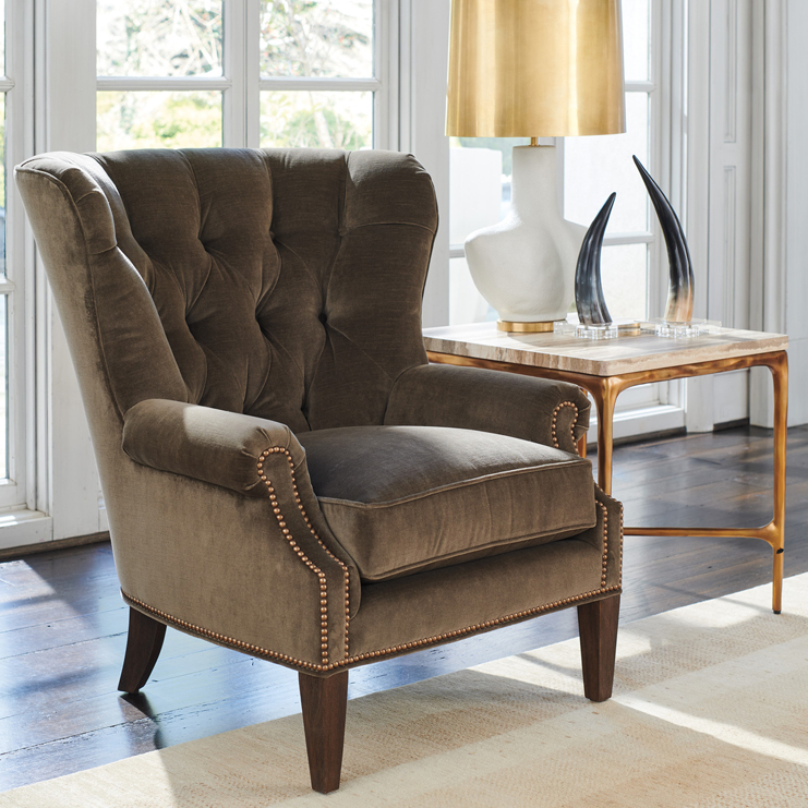 Фото Кресло обитое - стиль Современная классика - Для гостиной - удобное кресло производства США - Lexington - Silverado - Купить в Интернет-магазине Фото Кресло обитое - стиль Современная классика - Для гостиной - удобное кресло производства США - Lexington - Silverado - Купить в Интернет-магазине