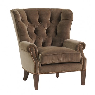 Фото Кресло обитое - стиль Современная классика - Для гостиной - удобное кресло производства США - Lexington - Silverado - Купить в Интернет-магазине