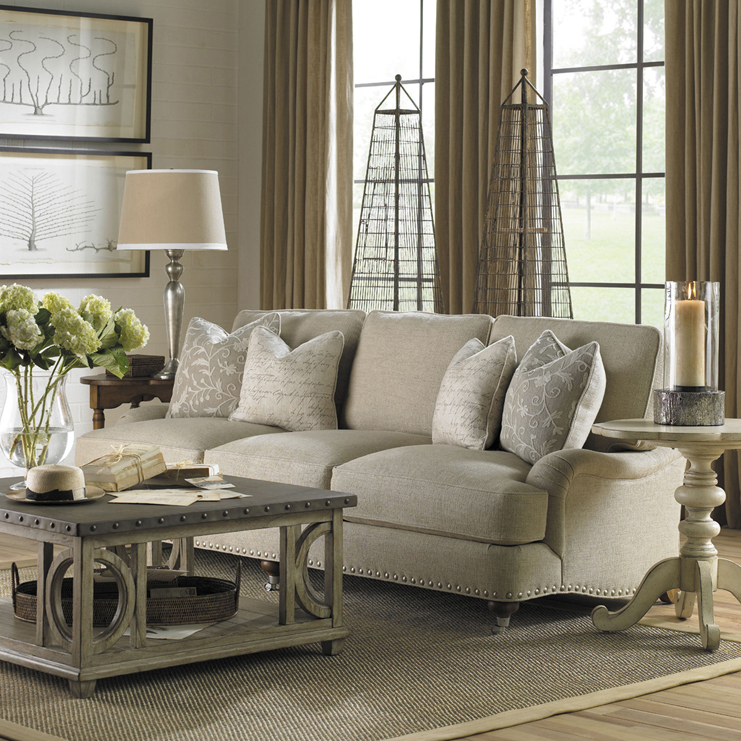 Фото Диван большой - стиль American Cottage - Для гостиной - Купить в Интернет-магазине