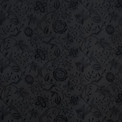 Фото Ткань тюлевая и вуаль - Ткань тюлевая с рисунком - стиль Английский - Черная - Купить в Интернет-магазине