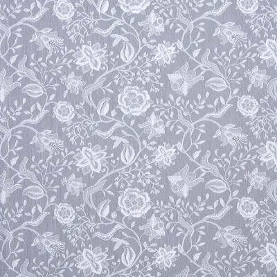 Фото Ткань тюлевая и вуаль - Ткань тюлевая с рисунком - стиль Английский - Белая - Купить в Интернет-магазине