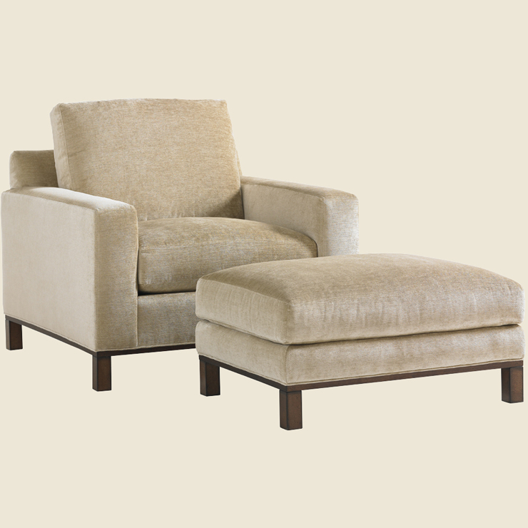 Фото Кресло на деревянной раме - стиль Transitional - Для гостиной - Купить в Интернет-магазине