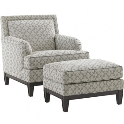 Фото Кресло обитое - стиль Transitional - Для гостиной - удобное кресло производства США - Lexington - Kensington Place - Купить в Интернет-магазине