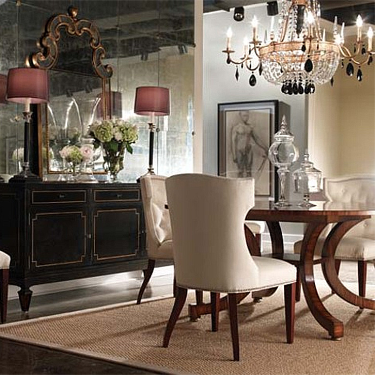 Фото Кресло обитое - стиль Гранд Салон - Для гостиной - удобное кресло производства США - Lillian August - Grand Salon - Купить в Интернет-магазине