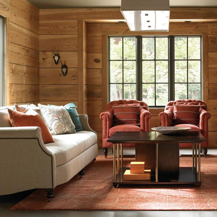 Фото Кресло обитое - стиль Гранд Салон - Для гостиной - удобное кресло производства США - Caracole - New Traditional Upholstery - Купить в Интернет-магазине