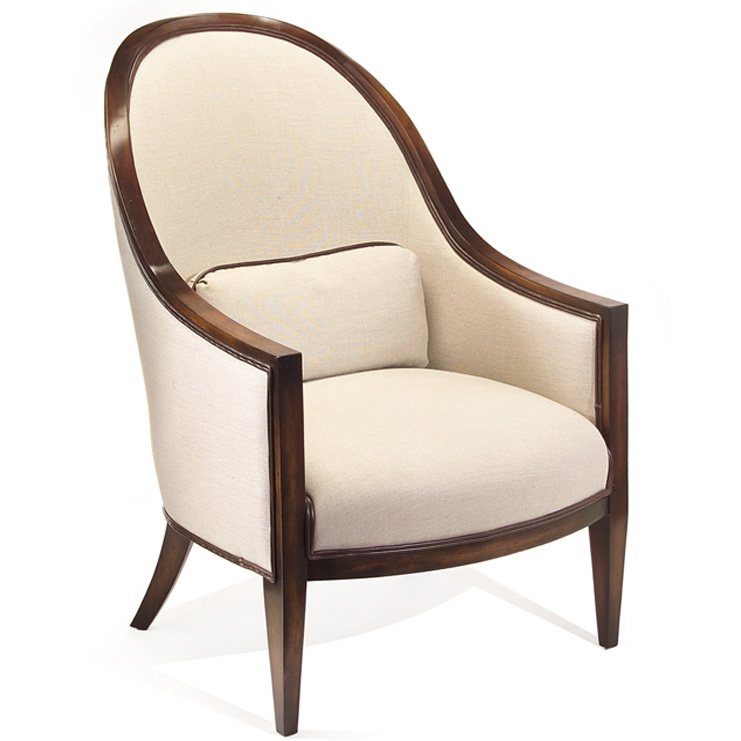 Фото Кресло обитое - стиль Современное кантри - Для гостиной - удобное кресло производства США - John Richard - McLean Contemporary - Купить в Интернет-магазине