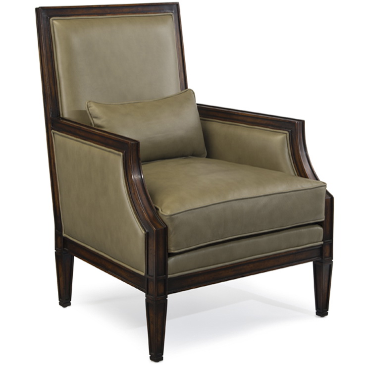 Фото Кресло обитое - стиль Современное кантри - Для гостиной - удобное кресло производства США - John Richard - McLean Contemporary - Купить в Интернет-магазине