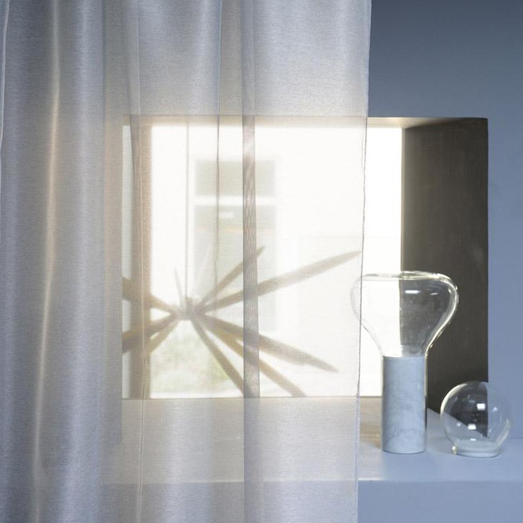 Фото Ткань тюлевая и вуаль - Ткань тюлевая гладкая - стиль Современный - Белая - Купить в Интернет-магазине