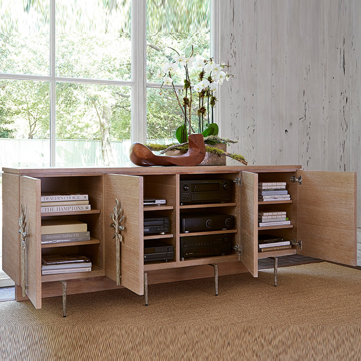 Фото ТВ консоль - стиль Калифорнийский шик - Для гостиной - Купить в Интернет-магазине Фото ТВ консоль - стиль Калифорнийский шик - Для гостиной - Купить в Интернет-магазине