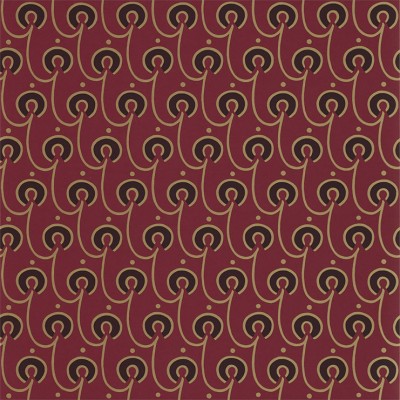 Фото Обои с рисунком - Мелкий принт - стиль Английская классика - Малиновые - Купить в Интернет-магазине