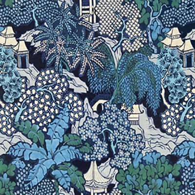 Фото Ткань портьерная с рисунком -  - стиль Американский - Купить в Интернет-магазине