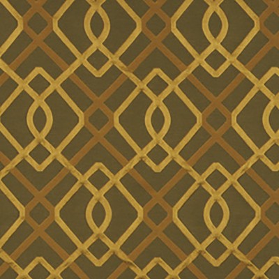 Фото Ткань портьерная с рисунком - Орнамент - стиль Американский - Коричневый - Купить в Интернет-магазине