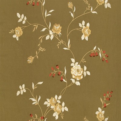 Фото Ткань портьерная с рисунком - Цветы - стиль Английский - Купить в Интернет-магазине