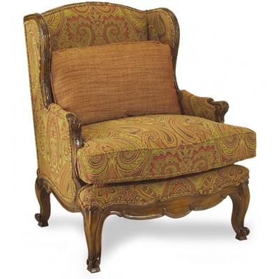 Фото Кресло на деревянной раме - стиль Современное кантри - Для гостиной - Купить в Интернет-магазине