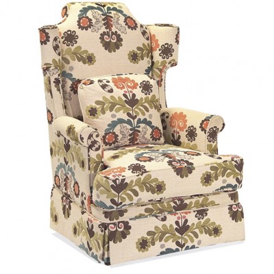 Фото Кресло обитое - стиль Современное кантри - Для гостиной - удобное кресло производства США - John Richard - McLean Contemporary - Купить в Интернет-магазине