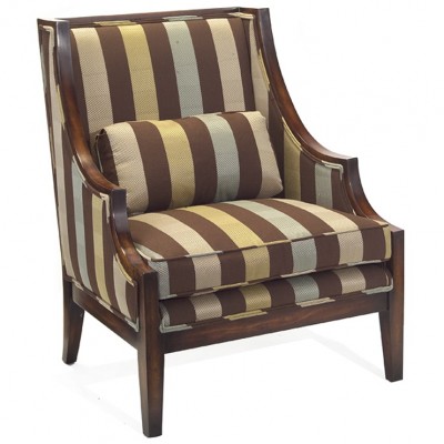 Фото Кресло на деревянной раме - стиль Современное кантри - Для гостиной - Купить в Интернет-магазине