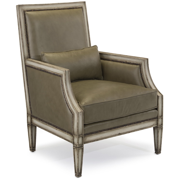 Фото Кресло обитое - стиль Современное кантри - Для гостиной - удобное кресло производства США - John Richard - McLean Contemporary - Купить в Интернет-магазине