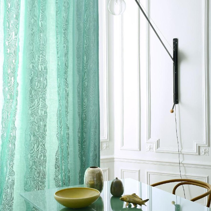 Фото Ткань портьерная с рисунком - Орнамент - стиль Современный - Белый - Купить в Интернет-магазине Фото Ткань портьерная с рисунком - Орнамент - стиль Современный - Белый - Купить в Интернет-магазине