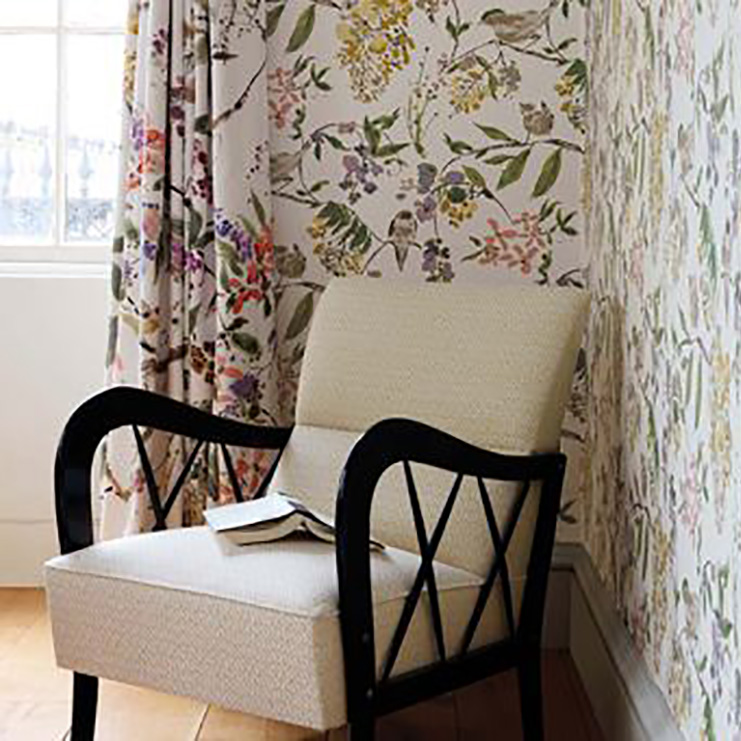 Фото Ткань портьерная с рисунком - Анималистический принт - стиль Английский - Купить в Интернет-магазине