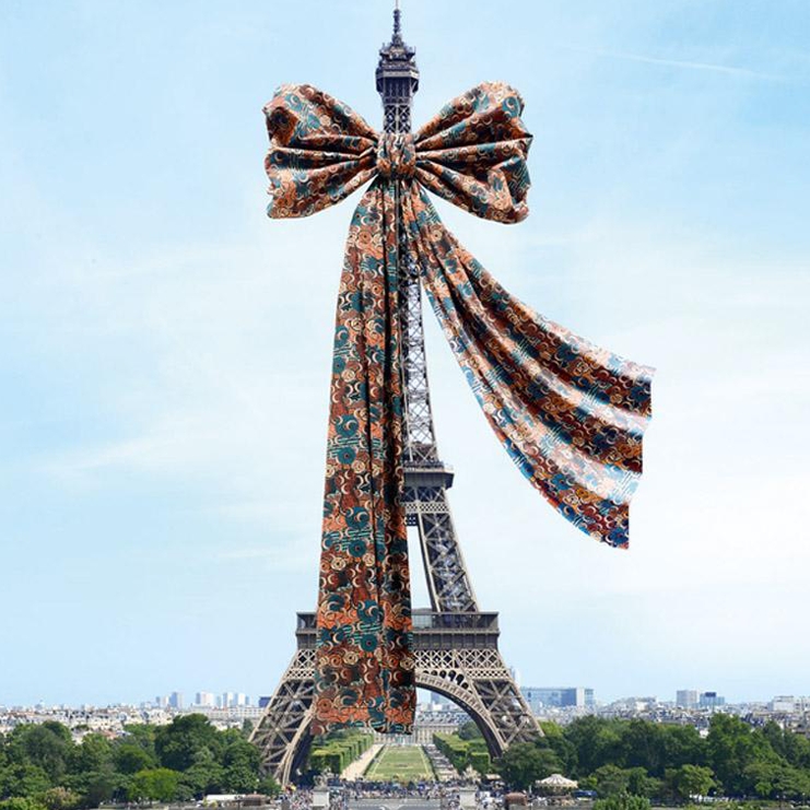 Фото Ткань портьерная с рисунком - Орнамент - стиль Европейский - Черный - Купить в Интернет-магазине