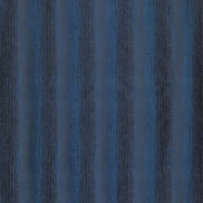 Фото Ткань портьерная с рисунком - Полоски - стиль Английский - Синие - Купить в Интернет-магазине