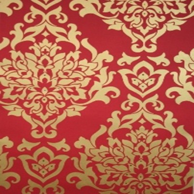 Фото Обои с рисунком - Дамаск - стиль Английская классика - Красные - Купить в Интернет-магазине