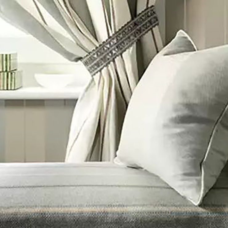 Фото Ткань портьерная с рисунком - Полоски - стиль Английский - Серые - Купить в Интернет-магазине Фото Ткань портьерная с рисунком - Полоски - стиль Английский - Серые - Купить в Интернет-магазине