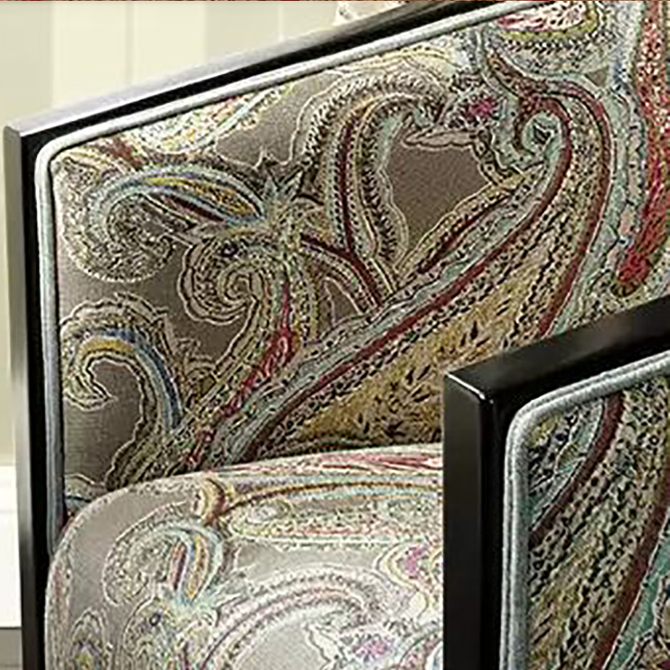 Фото Ткань портьерная с рисунком - Пейсли - стиль Английский - Купить в Интернет-магазине