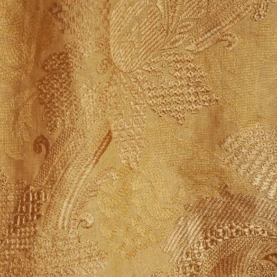 Фото Ткань портьерная с рисунком - Дамаск - стиль Европейский - Золотой - Купить в Интернет-магазине