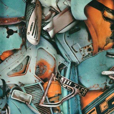 Фото Ткань портьерная с рисунком - Крупный декор - стиль Современный - Голуба - Купить в Интернет-магазине