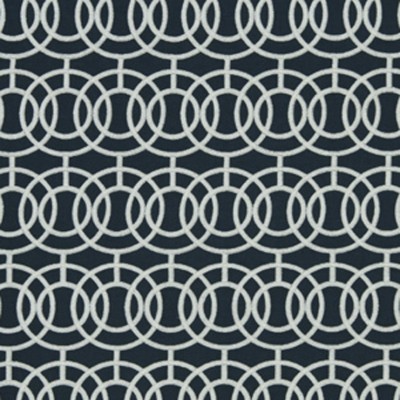 Фото Ткань портьерная с рисунком - Орнамент - стиль Американский - Синий - Купить в Интернет-магазине