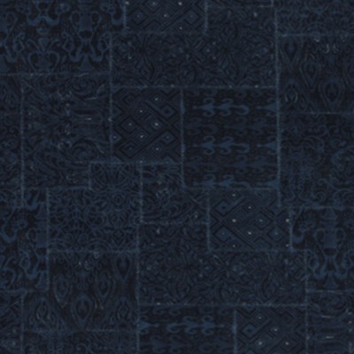 Фото Ткань портьерная с рисунком - Абстракция - стиль Американский - Синяя - Купить в Интернет-магазине