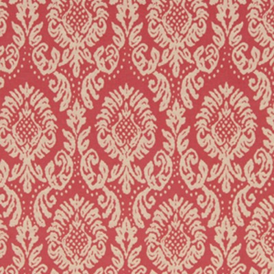 Фото Ткань портьерная с рисунком - Орнамент - стиль Американский - Красный - Купить в Интернет-магазине