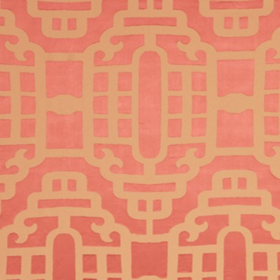 Фото Ткань портьерная с рисунком - Орнамент - стиль Американский - Розовый - Купить в Интернет-магазине