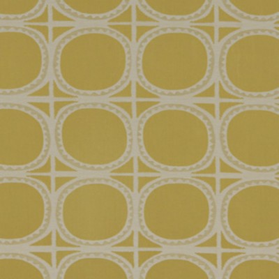 Фото Ткань портьерная с рисунком - Орнамент - стиль Американский - Желтый - Купить в Интернет-магазине