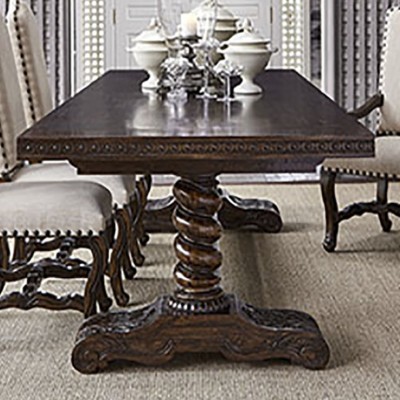 Фото Стол обеденный - стиль Американская классика - Для столовой - большие обеденные столы производства США - Ambella home - Castilian - Купить в Интернет-магазине