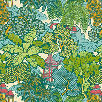 Фото Ткань портьерная с рисунком -  - стиль Американский - Купить в Интернет-магазине