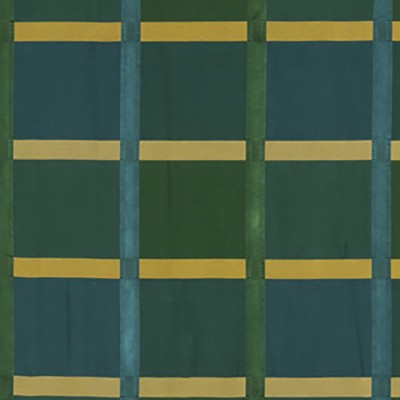 Фото Ткань портьерная с рисунком - Клетка - стиль Американский - Зеленая - Купить в Интернет-магазине