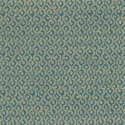 Фото Ткань портьерная с рисунком - Мелкий принт - стиль Английский - Бирюзовый - Купить в Интернет-магазине