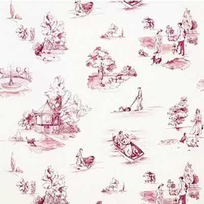 Фото Ткань портьерная с рисунком - Туаль - стиль Английский - Белая - Купить в Интернет-магазине